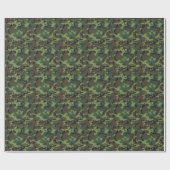 Groen omlooppapier voor camouflage cadeaupapier (Vlak)