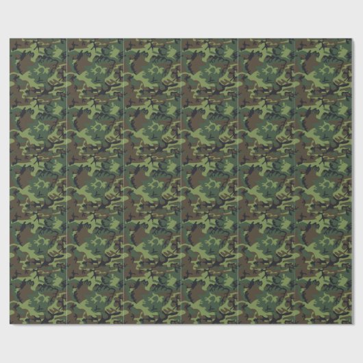 Groen omlooppapier voor camouflage cadeaupapier (Vlak)