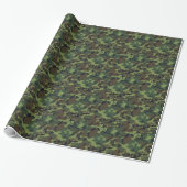 Groen omlooppapier voor camouflage cadeaupapier (Uitgerold)