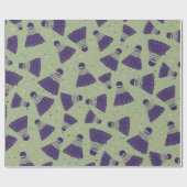 Groen omlooppapier voor ruimteShuttlecock Cadeaupapier (Vlak)