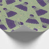 Groen omlooppapier voor ruimteShuttlecock Cadeaupapier (Hoek)