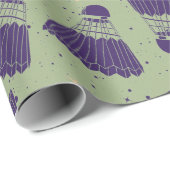 Groen omlooppapier voor ruimteShuttlecock Cadeaupapier (Rol Hoek)