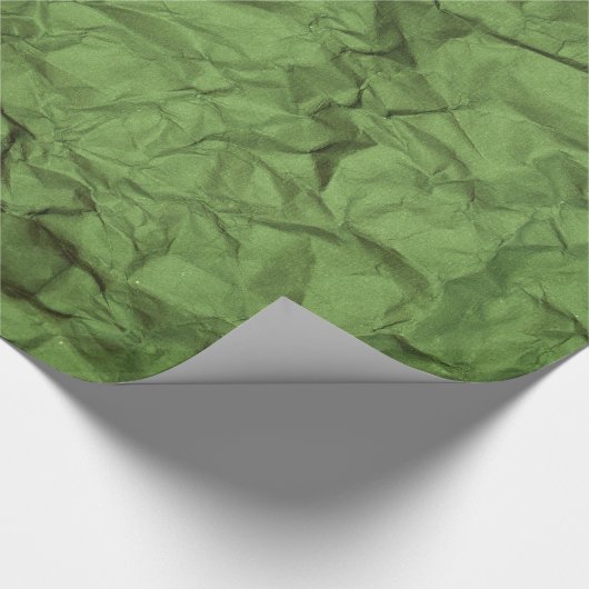 Groen omslagpapier cadeaupapier (Hoek)