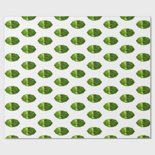 Groen omslagpapier Gemstone Peridot Pattern Cadeaupapier