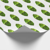 Groen omslagpapier Gemstone Peridot Pattern Cadeaupapier (Hoek)