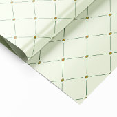 Groen omslagpapier met elegante retro cadeaupapier