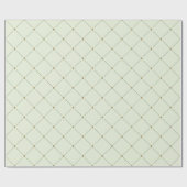 Groen omslagpapier met elegante retro cadeaupapier (Vlak)