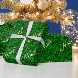 Groen omslagpapier met schuifbalken cadeaupapier