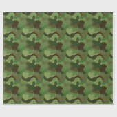 Groen omslagpapier voor Camouflage/Militaire Campo Cadeaupapier (Vlak)