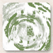 Groen ontwerp onderzetter (Voorkant)