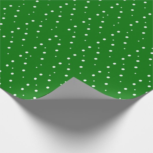 Groen ontwerp van de feestdag cadeaupapier (Hoek)