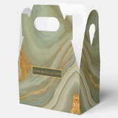 Groen Onyx Steenpatroon  Bedankdoosjes (Geopend)