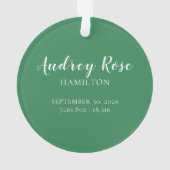 Groen | Onze eerste kerstgrootouders | Foto Ornament (achterkant)