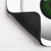 groen oog muismat (Hoek)