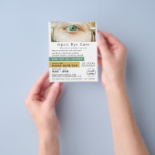 Groen oog, Opticien, technische specialist Flyer (Hand)