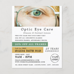 Groen oog, Opticien, technische specialist Flyer
