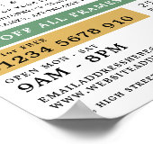 Groen oog, Opticien, technische specialist Poster (Hoek)