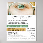 Groen oog, Opticien, technische specialist Poster (Voorkant)