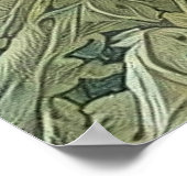 Groen oog van de Natuur Poster (Hoek)