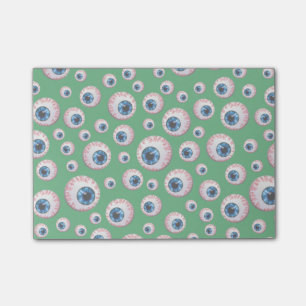Groen oogbalpatroon post-it® notes