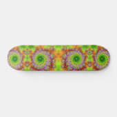 Groen oogfractal Skateboard (Horizontaal)