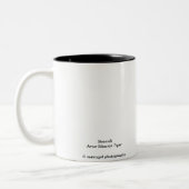 groen oogje tweekleurige koffiemok (Links)