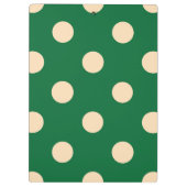 Groen op Cream Klembord (Achterkant)