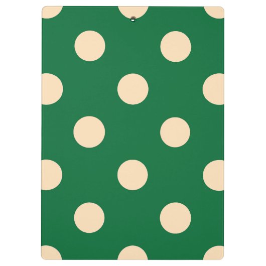 Groen op Cream Klembord (Achterkant)