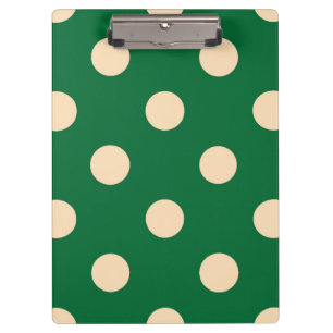 Groen op Cream Klembord
