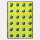 Groen op Geel Deken (Voorkant Verticaal)