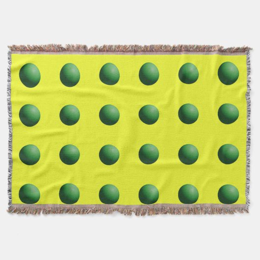 Groen op Geel Deken (Voorkant)