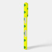 Groen Op Geel Stippen Patroonontwerp  Case-Mate iPhone Case (Achterkant / Rechts)