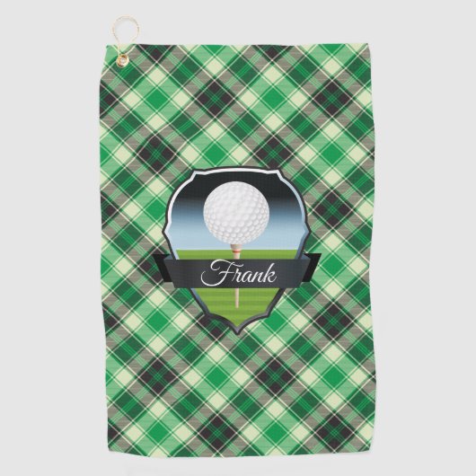 Groen op Maat Golfhanddoek (Voorkant)