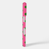 Groen op roze stippen Patroonontwerp Case-Mate iPhone Case (Achterkant / Rechts)