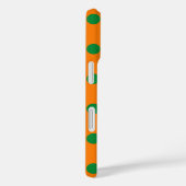 Groen op Sinaasappel Polka Dots Patroonontwerp Case-Mate iPhone Case (Achterkant / Rechts)