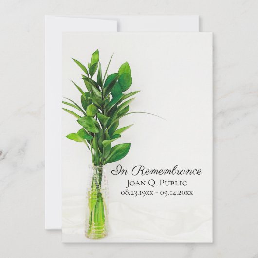 Groen op White Death Jubileum Memorial Kaart (Voorkant)