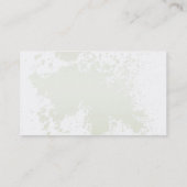 Groen op witte plaat - zaken visitekaartje (Achterkant)