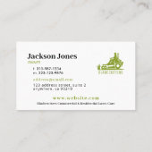 Groen op Witte startzorg + Visitekaartjes (Achterkant)