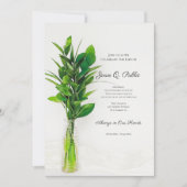 Groen op Witte Viering van het Levensmonument Kaart (Voorkant)