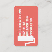 Groen opmaakmodel voor professionele modellen visitekaartje (Achterkant)