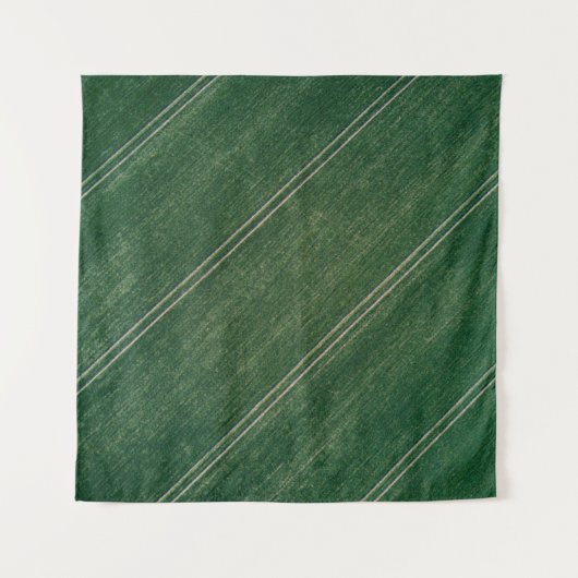 Groen oppervlak wandkleed (Voorkant)