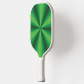 Groen optische illusie pickleball paddle (Links)