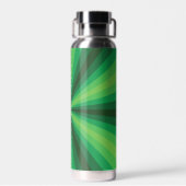 Groen optische illusie waterfles (Achterkant)