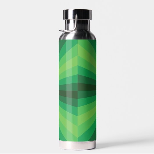 Groen optische illusie waterfles (Rechts)