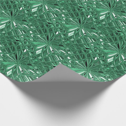 Groen opvulpapier cadeaupapier (Hoek)