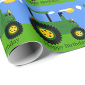 Groen opvulpapier voor trekkers cadeaupapier (Rol Hoek)