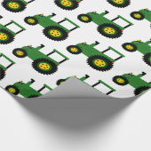 Groen opvulpapier voor trekkers cadeaupapier (Hoek)