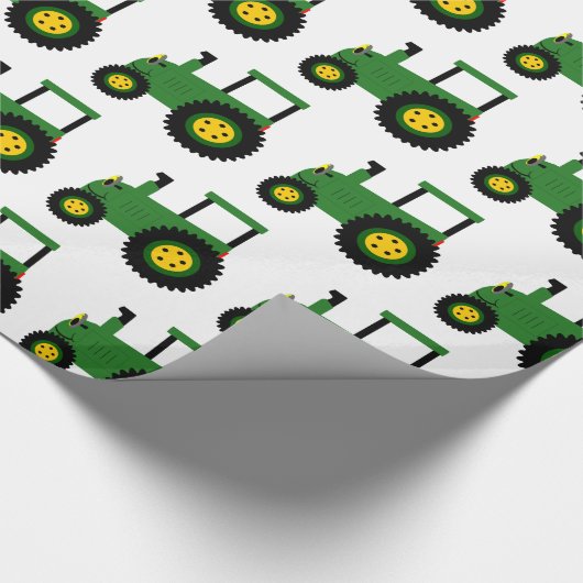 Groen opvulpapier voor trekkers cadeaupapier (Hoek)