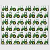 Groen opvulpapier voor trekkers cadeaupapier (Vlak)