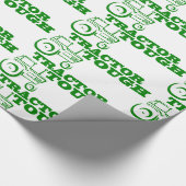Groen opvulpapier voor trekkers cadeaupapier (Hoek)